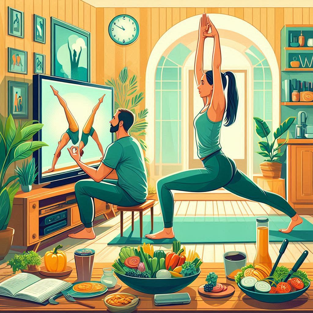 kitchen yoga